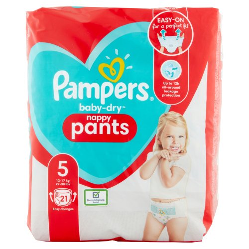 PAMPERS BABYDRY NAPPY PANTS S5 21PK