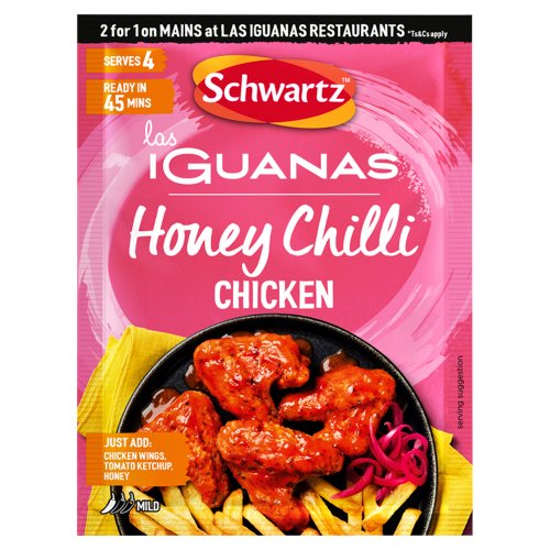 SCHWARTZ LAS INGUANAS HONEY CHILLI CHICKEN 35G