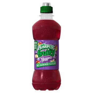 SIMPLY FRUITY BLACKCURRANT & APPLE JUICE 330ML