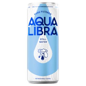 AQUA LIBRA STILL WATER CAN 330ML