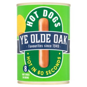 YE OLDE OAK 8 HOT DOGS IN BRINE PMP £1.50 400G