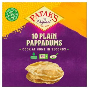 PATAK'S PLAIN PAPPADUMS 100G