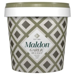 MALDON GARLIC SEA SALT TUB 500G