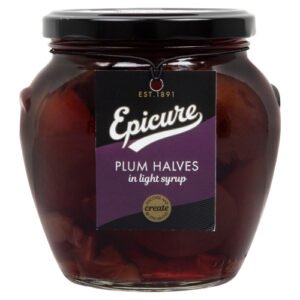 EPICURE PLUM HALVES IN SYRUP 560G
