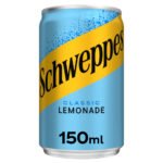 SCHWEPPES LEMONADE CAN 150ML