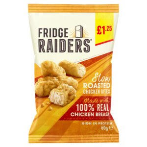 FRIDGE RAIDERS SLOW ROASTED CHICKEN BITES PMP £1.25 60G