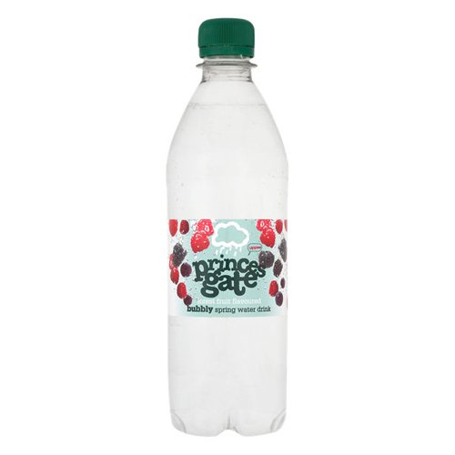 PRINCES GATE SPARKLING FRUIT WATER PET 500ML