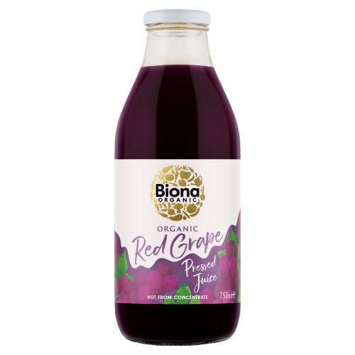 BIONA ORGANIC RED GRAPE PRESSED JUICE 750ML