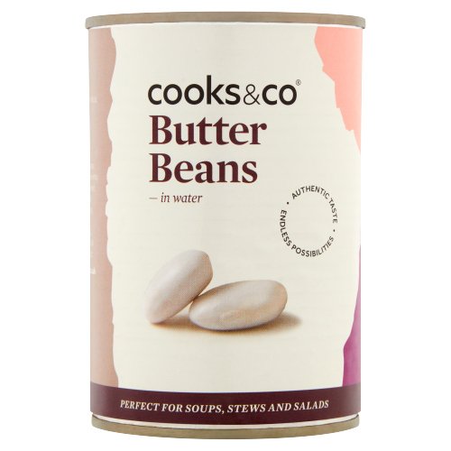 COOKS & CO BUTTER BEANS 400G