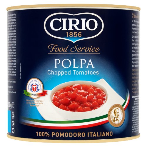 CIRIO POLPA CHOPPED TOMATOES 2.5KG