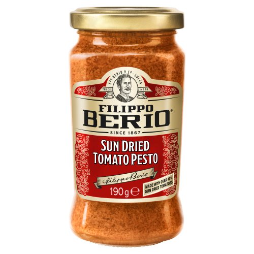 FILIPPO BERIO SUN DRIED TOMATO PESTO 190G