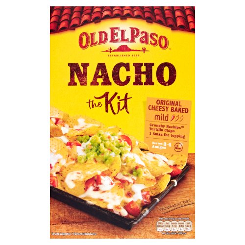 OLD EL PASO ORIGINAL CHEESY BAKED NACHO KIT 505G