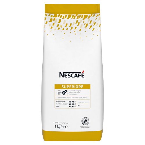 NESCAFE SUPERIORE WHOLE ROASTED BEANS COFFEE 1KG