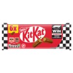 KITKAT 2 FINGER MILK CHOCOLATE BISCUIT BAR 6PK 124.2G
