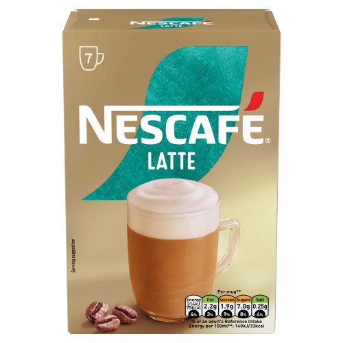 NESCAFE LATTE INSTANT COFFEE 7SAC 126G