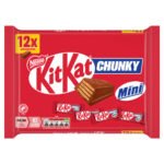 KITKAT CHUNKY MINI MILK CHOCOLATE BARS 12PK 194G
