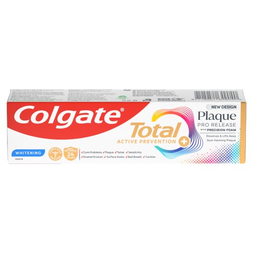COLGATE TOOTHPASTE TOTAL PLAQUE PRO WHITE 75ML