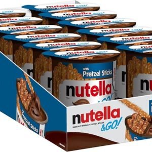 Nutella & Go Kids Snacks for Kids, Hazelnut Spread, 12 Pack, 1.9 oz